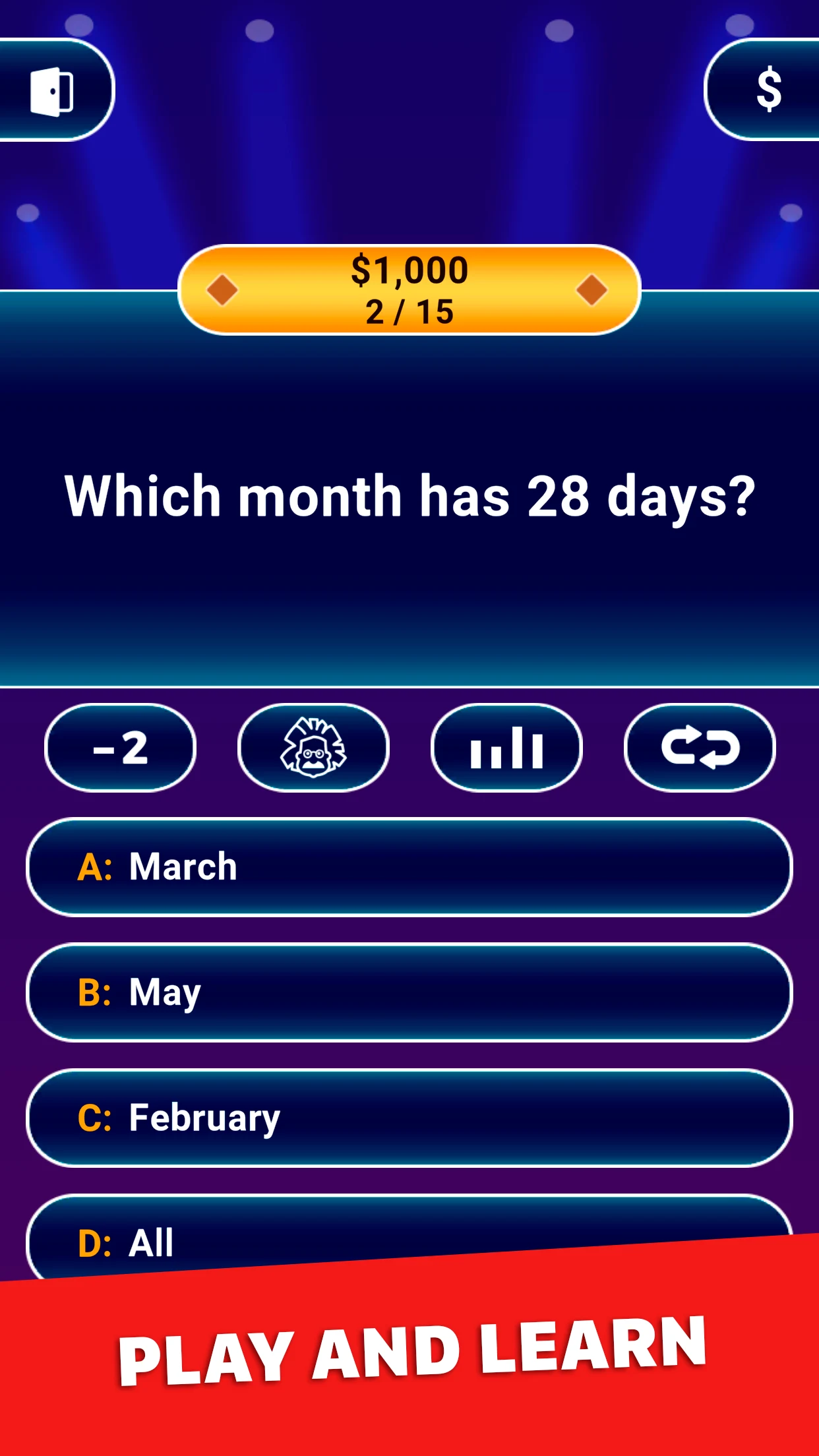 Millionaire 2026 Quiz & Trivia screenshot